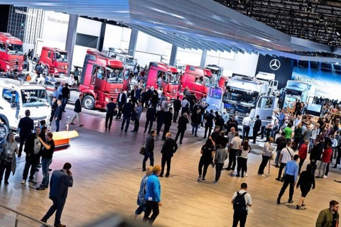 德国汉诺威车展-德国商用车及配件展iaa展会现场图片