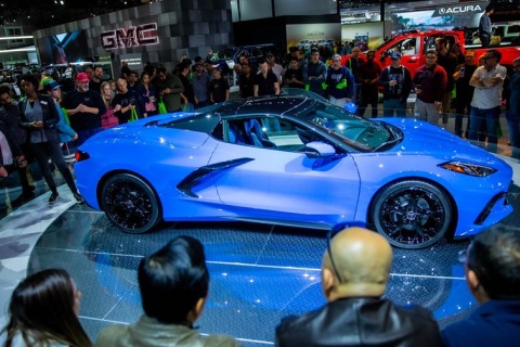 美国洛杉矶车展展会现场图片
