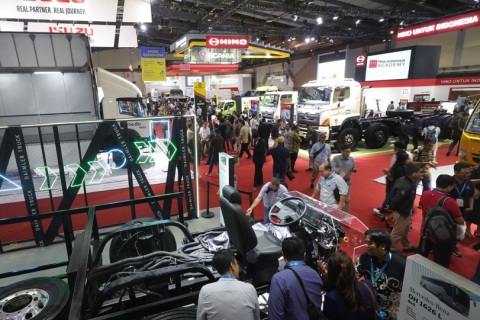 印尼客车及商用车展览会展会现场图片
