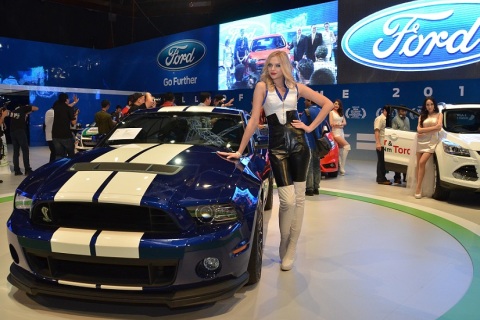 马来西亚车展展会现场图片