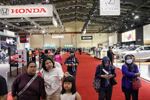 印尼车展展会现场图片