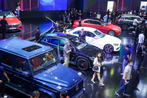 越南胡志明车展展会现场图片