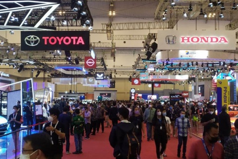 印尼车展展会现场图片
