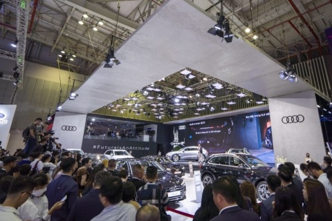 越南胡志明车展展会现场图片