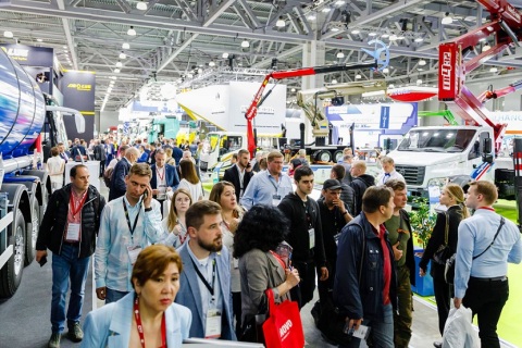 俄罗斯莫斯科商用车及技术贸易展览会展会现场图片