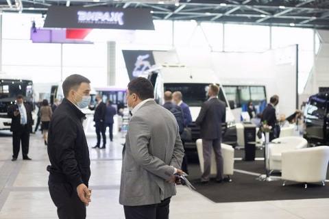 哈萨克斯坦中亚商用车展览会展会现场图片