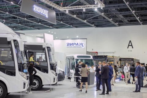 哈萨克斯坦中亚商用车展览会展会现场图片