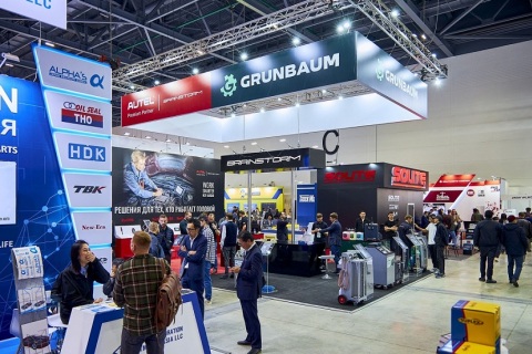 哈萨克斯坦努尔苏丹国际车展展会现场图片