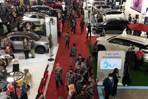 印尼车展展会现场图片