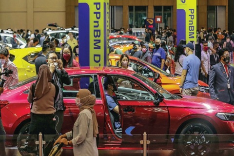 印尼车展展会现场图片