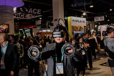 美国拉斯维加斯消费电子展览会CES展会现场图片