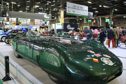 法国巴黎古董汽车、摩托车展览会展会现场图片