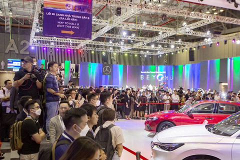 越南胡志明车展展会现场图片