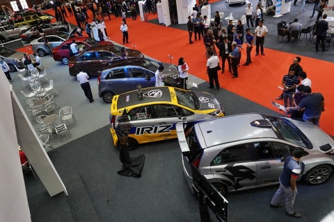 马来西亚车展展会现场图片