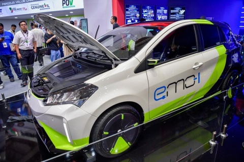 马来西亚车展展会现场图片