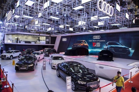 越南胡志明车展展会现场图片