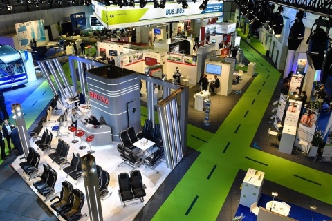 德国柏林客车巴士展览会展会现场图片