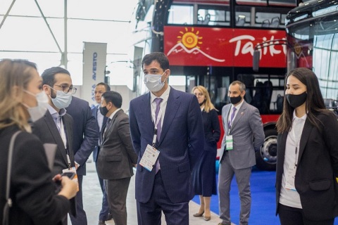 哈萨克斯坦中亚商用车展览会展会现场图片