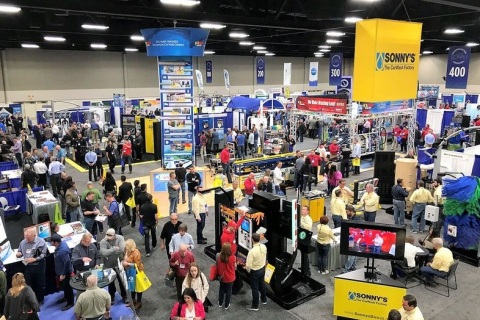 美国纳什维尔洗车养护展览会展会现场图片