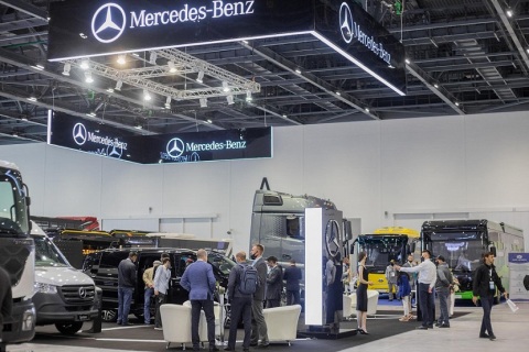 哈萨克斯坦中亚商用车展览会展会现场图片