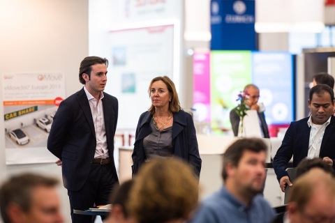 德国慕尼黑电动车展览会展会现场图片