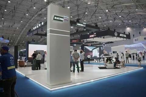 沙特利雅得电动汽车展览会展会现场图片