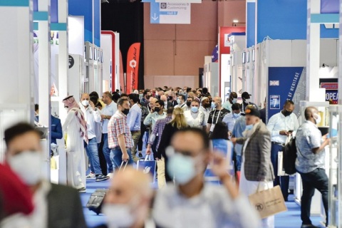 中东迪拜汽配展览会展会现场图片