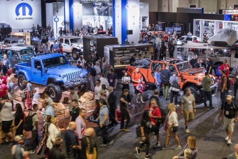 美国拉斯维加斯改装车展览会展会现场图片