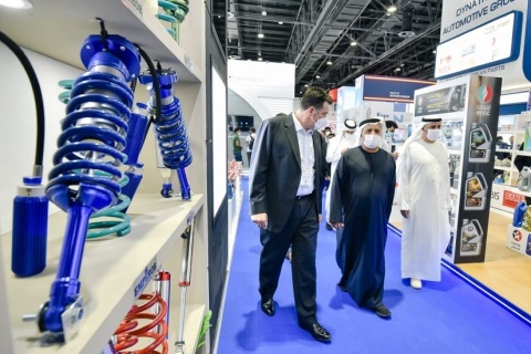 中东迪拜汽配展览会展会现场图片