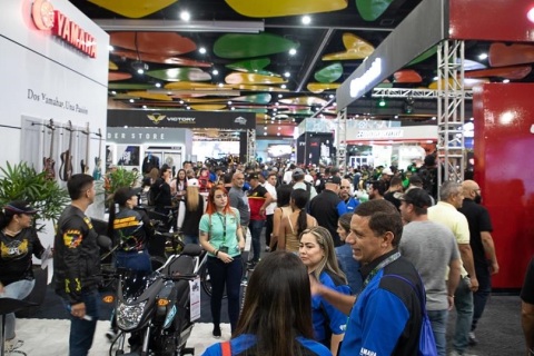 哥伦比亚两轮车、摩托车展览会展会现场图片