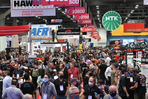 美国拉斯维加斯改装车展览会展会现场图片