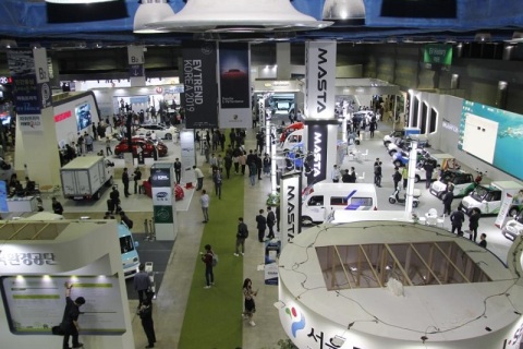 韩国首尔新能源电动车展展会现场图片