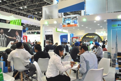 中东迪拜汽配展览会展会现场图片