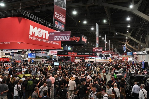 美国拉斯维加斯改装车展览会展会现场图片