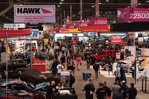 美国拉斯维加斯改装车展览会展会现场图片