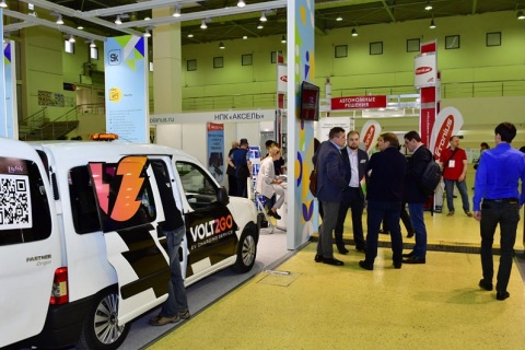 俄罗斯莫斯科太阳能光伏展-俄罗斯新能源电动车展展会现场图片