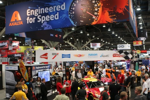 美国拉斯维加斯改装车展览会展会现场图片