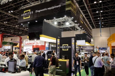 中东迪拜汽配展览会展会现场图片