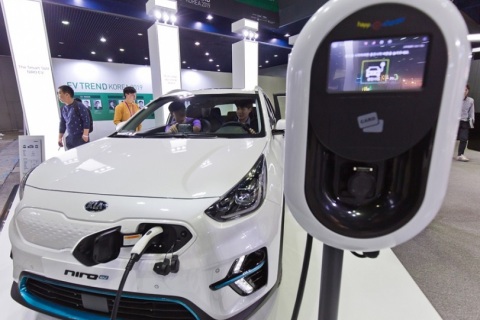 韩国首尔新能源电动车展展会现场图片