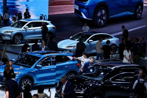 沙特利雅得电动汽车展览会展会现场图片