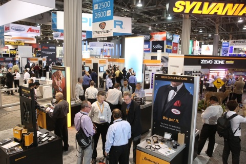 美国拉斯维加斯汽配展览会展会现场图片