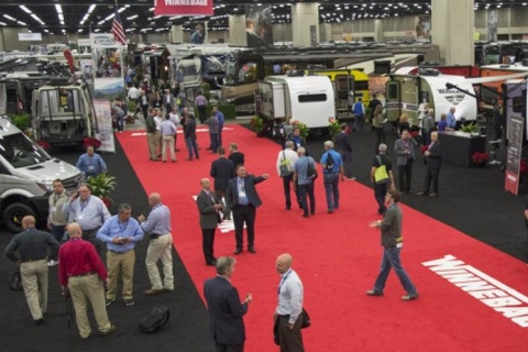 美国房车配件后市场大会展览会展会现场图片