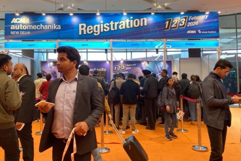 印度新德里汽配展览会展会现场图片