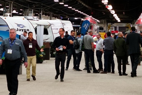 美国房车配件后市场大会展览会展会现场图片