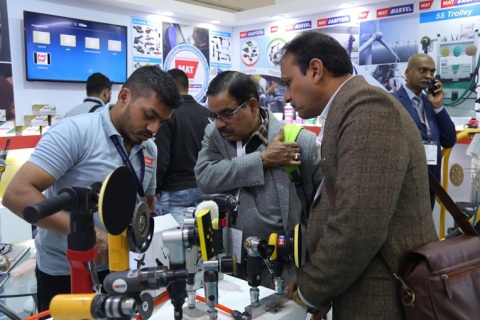 印度新德里汽配展览会展会现场图片