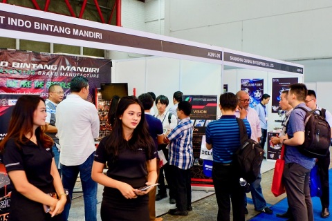 印尼雅加达摩托车及自行车展览会展会现场图片