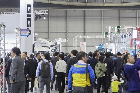 日本横滨卡车展览会展会现场图片