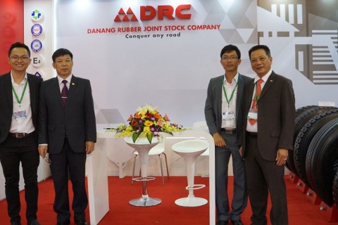 越南胡志明橡胶轮胎展览会展会现场图片