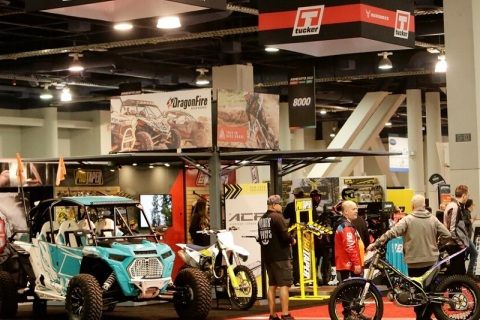 美国拉斯维加斯摩托车展览会展会现场图片