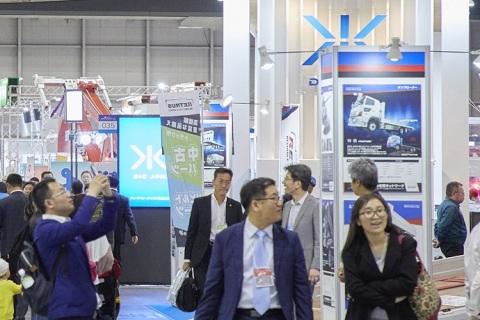 日本横滨卡车展览会展会现场图片